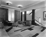 Entrance hall of the Manik Bagh Palace, c. 1933