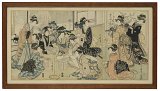 Utamaro KITAGAWA, {Cérémonie de mariage}, Japon, période Edo (1603-1868), vers 1805