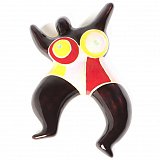 Niki de Saint Phalle, broche Brown Nana, 1973-1974