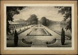 Achille Duchêne, Oxfordshire, parc de Blenheim pour le duc de Marlborough, vue transversale, vers 1921