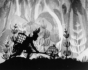 Lotte Reiniger, image extraite de Papageno, 1935