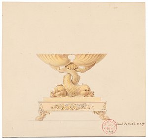 {Bout de table no 17}, Atelier de Jean-Baptiste-Claude Odiot, vers 1819