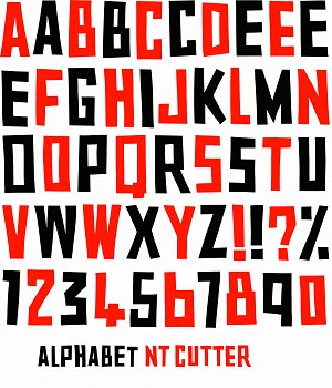 Étienne Robial, Alphabet NT Cutter