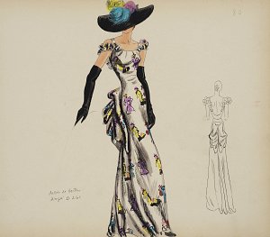 Elsa Schiaparell, Dessin de collection, Été 1939