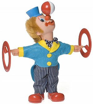 Clown jongleur, 1983