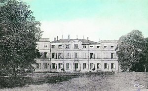 Carte postale du château de Saint Maurice de Rémens, 1900-1920