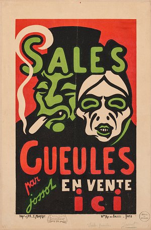 Henri-Gustave Jossot, Affiche, Sales Gueules, 1896