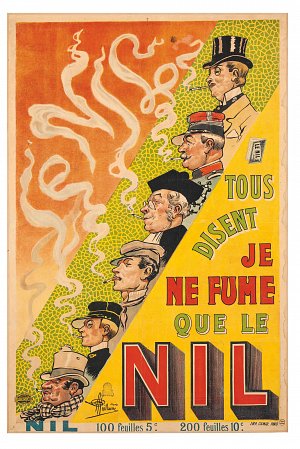 Albert Guillaume, « Je ne fume que le Nil », vers 1897