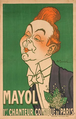 Adrien Barrère, Affiche, « Mayol », 1908-1909