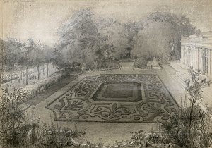 Henri et Achille Duchêne, Paris, jardins du Palais Rose pour Boni de Castellane, broderies, 1896-1902