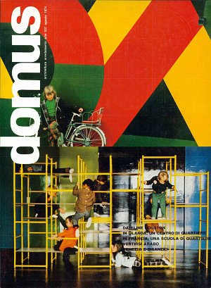 Couverture de « Domus » no 537, août 1974