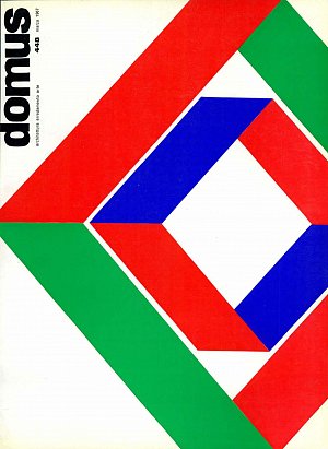 Couverture de la revue Domus n°448, mars 1967