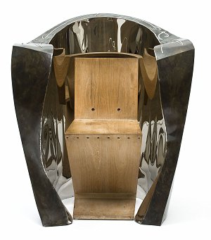 Ron Arad, {Chair by it's cover}, Gerrit Thomas Rietveld (1888-1964) pour la chaise {Zig-Zag}, 1989/1990