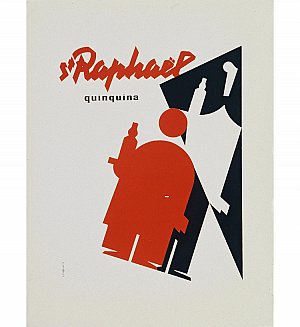 Annonce presse, st Raphaël, agence Les Arcs, Charles Loupot, vers 1945-1950