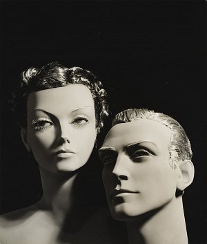 Jean Collas, {Double portrait de mannequins en cire}, entre 1925 et 1930