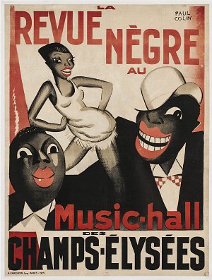 Paul Colin, affichiste, « La Revue Nègre au Music-hall des Champs-Élysées », 1925