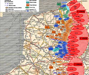 Carte des positions au 25 septembre 1915