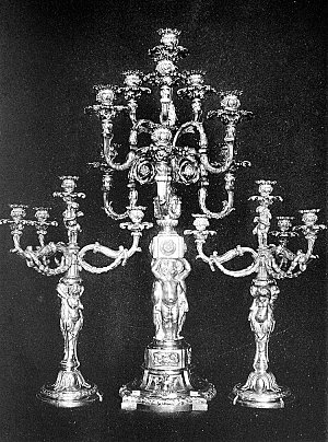 Fig. 7 : Candélabres pour Catherine II de Russie