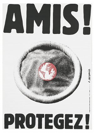 Roman Cieslewicz, Amis ! Protégez !, 1993