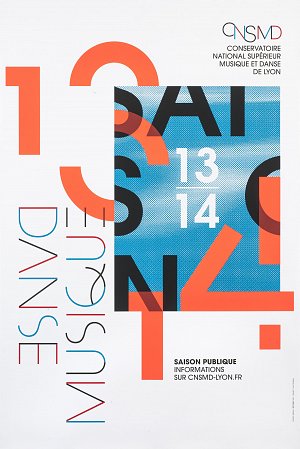 Des Signes, Conservatoire national supérieur Musique et Danse de Lyon, affiche 2013