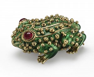 David Webb, broche {Grenouille}, 1964