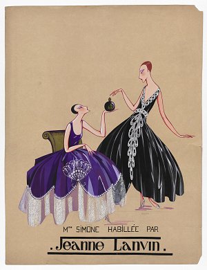 Marguerite Porracchia, {Mme Simone habillée par Jeanne Lanvin}, 1920-1922