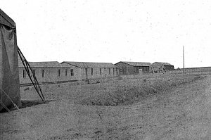 Bureau du commandant du terrain du Groupe des Divisions d'Entraînement (GDE) du Plessis-Belleville, (Oise) en mars 1916