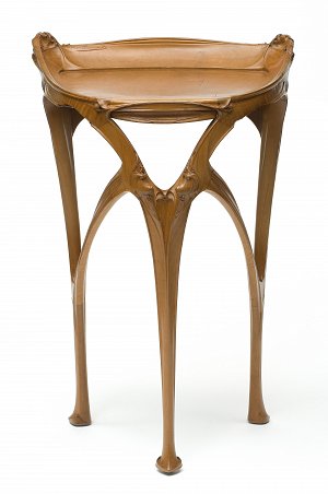 Architect Hector Guimard (1867-1942), manufacturer Ateliers d'Art et de Fabrication Guimard, Pedestal table, Paris, c. 1903