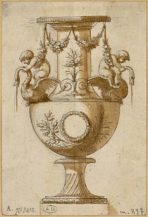 Modèle de vase en bronze, Paris, vers 1780-1790