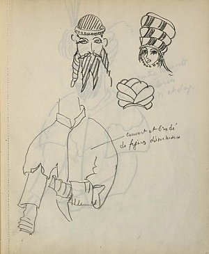 Édouard Bénédictus (1878-1930), [Éléments pour des costumes de théâtre], XXe siècle (début)