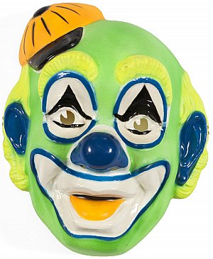  Masque clown Fratellini vert, 1982