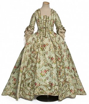 Robe à la française, 1760-1765, France